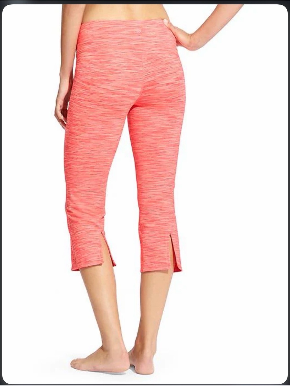 Athleta Coral Space-Dye Capri Yoga Pants size medium